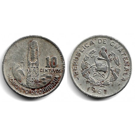 (267) Guatemala. 1967. 10 Centavos (MBC)