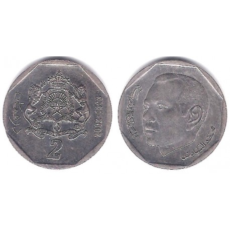 (Y118) Marruecos. 2002. 2 Dirham (MBC)