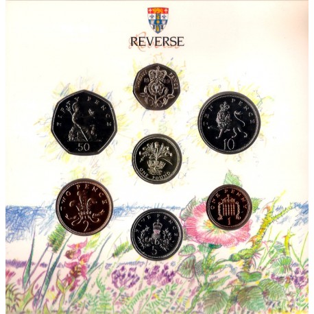 Gran Bretaña. 1989. Cartera Oficial (SC)