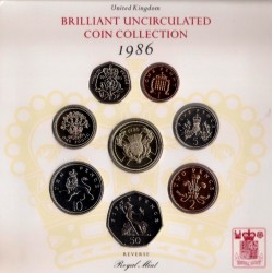 Gran Bretaña. 1986. Cartera Oficial (SC)