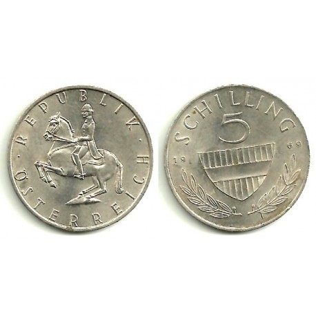(2882) Austria. 1969. 5 Schilling (EBC)