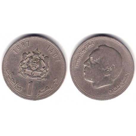 (Y88) Marruecos. 1987. 1 Dirham (BC+)