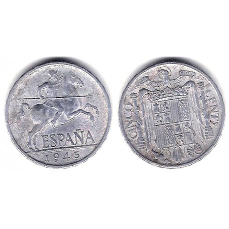 Estado Español. 1945. 5 Céntimos (MBC)