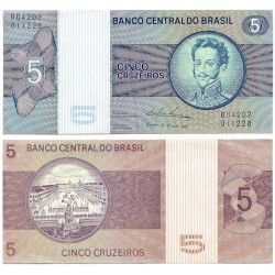 (192b) Brasil. 1970-79. 5 Cruzeiros (EBC)