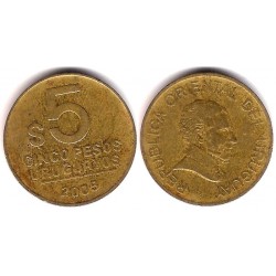 (120.2) Uruguay. 2005. 5 Pesos (MBC)