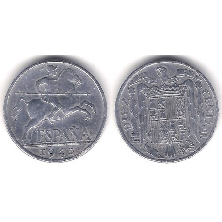 Estado Español. 1945. 10 Céntimos (MBC)