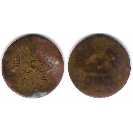 Cooperativa Masnou. CNS. 25 Céntimos (MBC-)