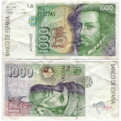 España. 1992. 1000 Pesetas (MBC) Serie A