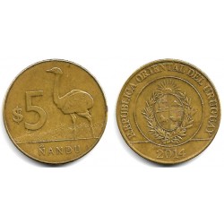 (137) Uruguay. 2014. 5 Pesos (MBC-)