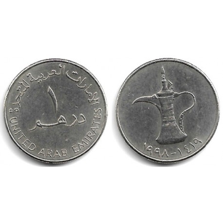 (6.2) Emiratos Árabes Unidos. 1998. 1 Dirham (EBC)