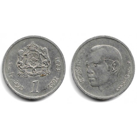 (Y117) Marruecos. 2002. 1 Dirham (MBC)
