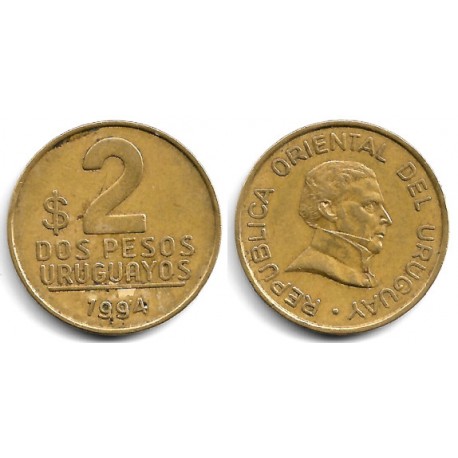 (104.1) Uruguay. 1994. 2 Pesos (MBC-)