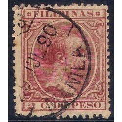 Filipinas Colonial. 1891-1893. 2 Centavos de Peso (Usado)