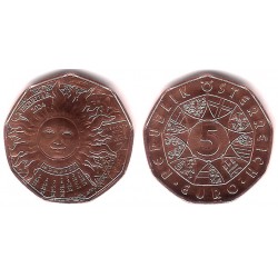 Austria. 2024. 5 Euro (SC) Año Nuevo