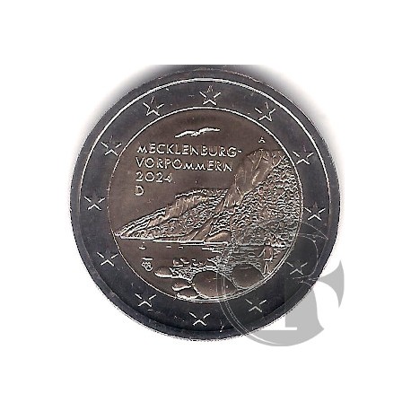 Alemania. 2024(G). 2 Euro (SC) Mecklenburg. Vorpommerm