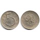 (60) Checoslovaquia. 1967. 5 Koruna (MBC)