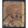 Puerto Rico Colonial. 1882-1884. 8 C. de Peso (Usado)