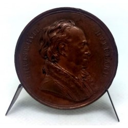 Medalla. Christoph Wilhelm Hufeland. 1833 (EBC) (Bronze)