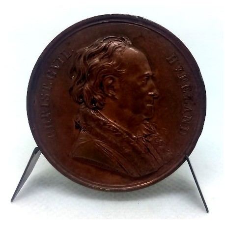Medalla. Christoph Wilhelm Hufeland. 1833 (EBC) (Bronze)