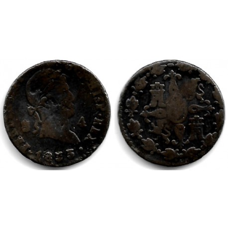 Fernando VII. 1833. 4 Maravedi (RC+/BC-) Ceca de Segovia