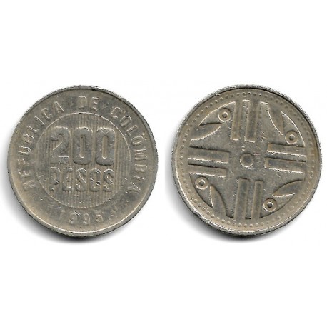 (287) Colombia. 1995. 200 Pesos (BC)