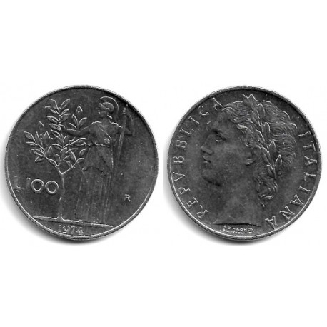 (96.1) Italia. 1974. 100 Lira (MBC)