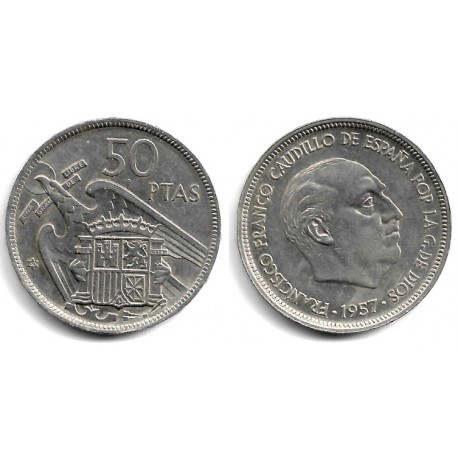 Estado Español. 1957*(60). 50 Pesetas (MBC)