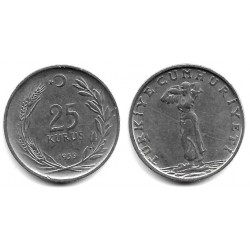(892.1) Turquía. 1959. 25 Kurus (MBC)