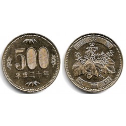 (Y125) Japón. 2008(20). 500 Yen (MBC+)