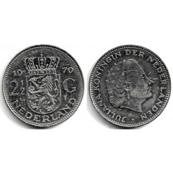 (191) Países Bajos. 1970. 2½ Gulden (MBC)