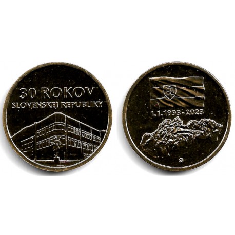 Medalla. 30 Aniversario República Eslovaquía (SC)