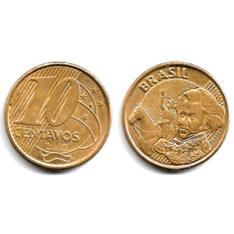 (649.2) Brasil. 2007. 10 Centavo (MBC)