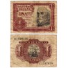 Estado Español. 1953. 1 Peseta (BC) Serie X