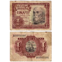 Estado Español. 1953. 1 Peseta (BC) Serie H