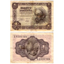 Estado Español. 1951. 1 Peseta (BC) Serie L