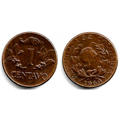 (205) Colombia. 1964. 1 Centavo (MBC+)