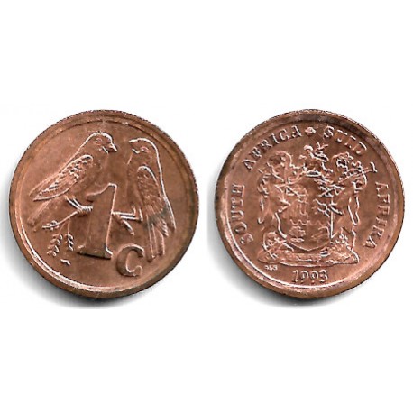 (132) Sudáfrica. 1993. 1 Cent (SC-)