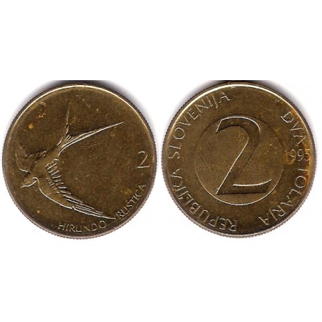 (5) Eslovenia. 1995. 2 Tolarja (MBC+)