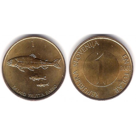 (4) Eslovenia. 2001. 1 Tolar (SC)