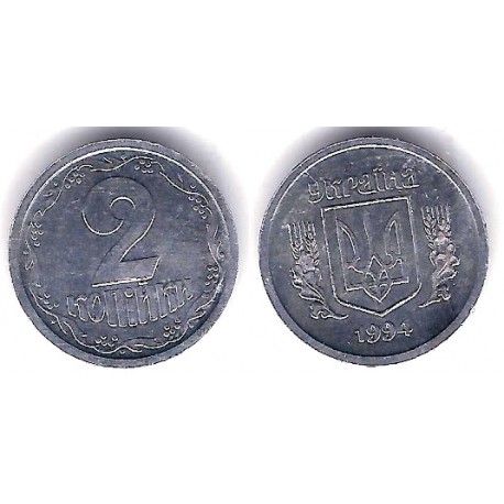 (4a) Ucrania. 1994. 2 Kopiyky (SC)