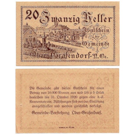 Grafendorf (Estiria). 1920. 20 Heller (SC)