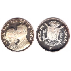 Medalla Juan Carlos I y Sofía (Proof) (Plata)