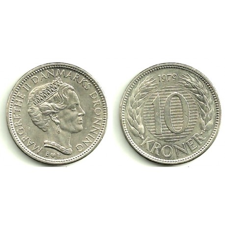 Dinamarca. 1979. 10 Kroner (EBC)