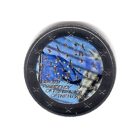 Bélgica. 2024. 2 Euro (SC) Coloreada