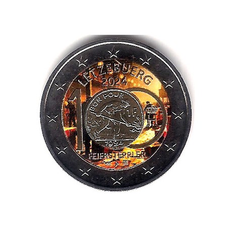 Luxemburgo. 2024. 2 Euro (SC) Coloreada