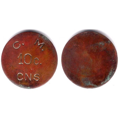 Cooperativa Masnou. CNS. 10 Céntimos (MBC)
