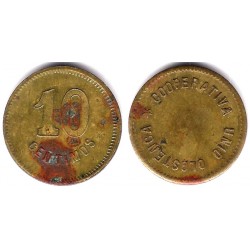 Cooperativa Uniò Olostenca. 10 Céntimos (BC)