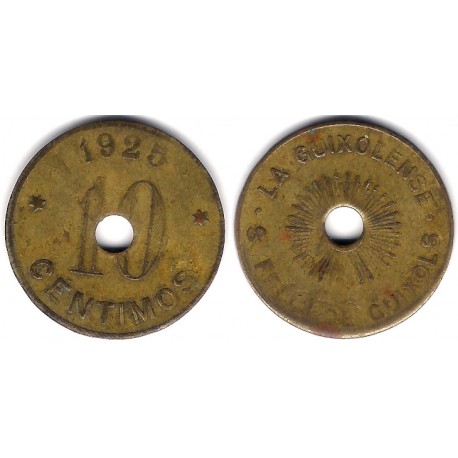 La Guixolense. Sant Feliu de Guixols. 1925. 10 Céntimos (BC)