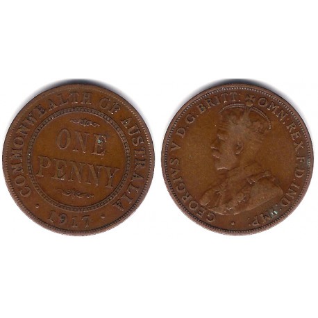 (23) Australia. 1917. 1 Penny (MBC)