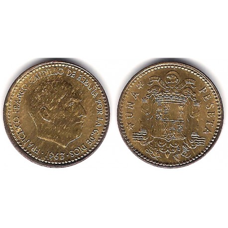 Estado Español. 1963*(19-64). 1 Peseta (MBC)